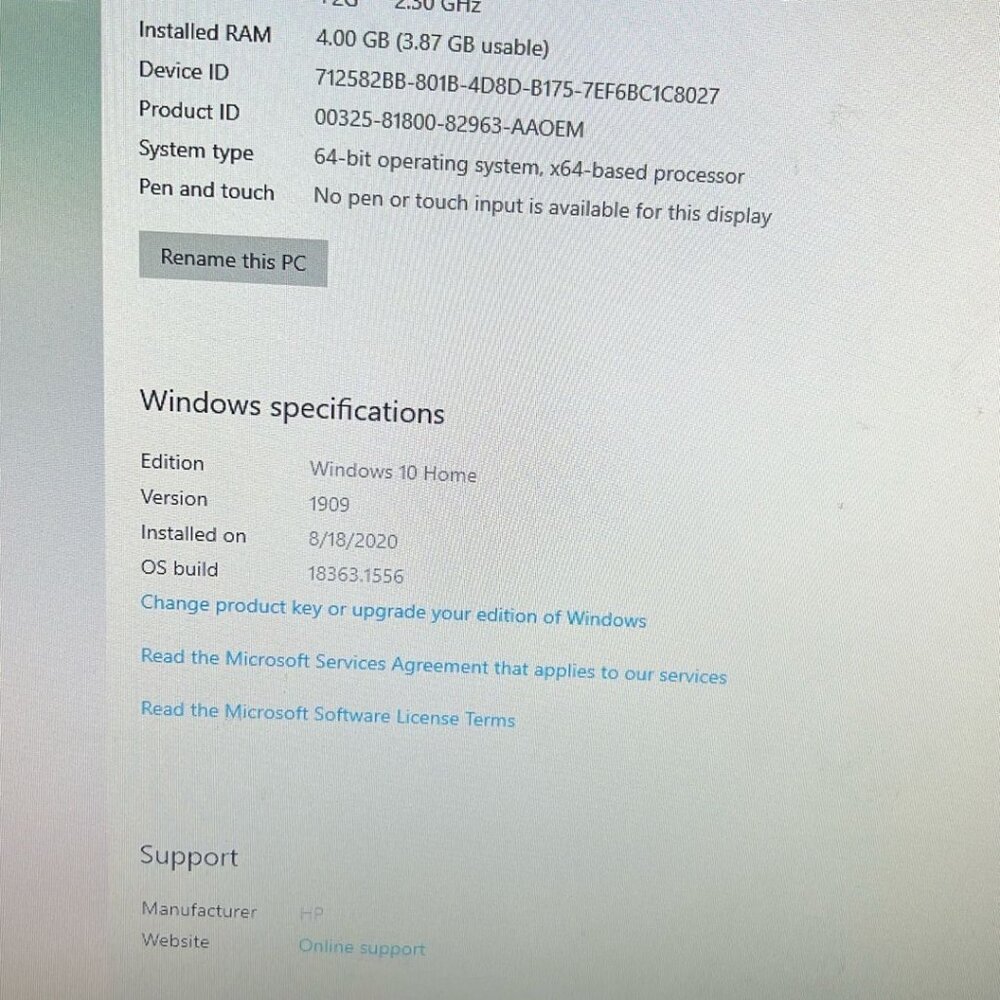 HP All-in-One Desktop Computer - Picture 4 of 7